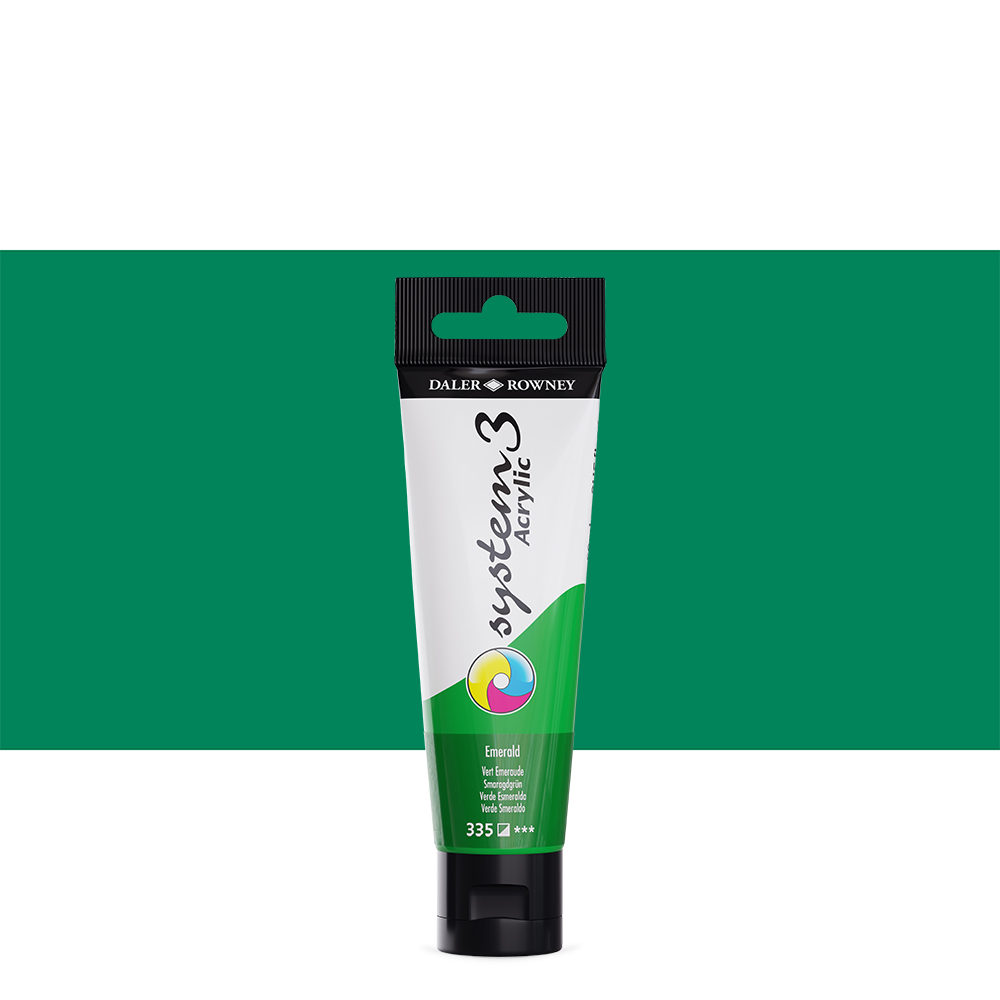 Daler Rowney System 3 Acrylic Paint 59ml Emerald