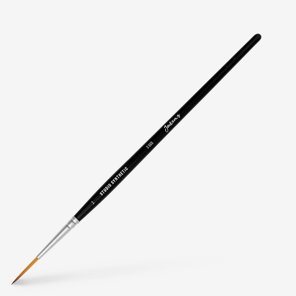 Jackson's : Studio Synthetic Watercolour Brush : Rigger : Size 1