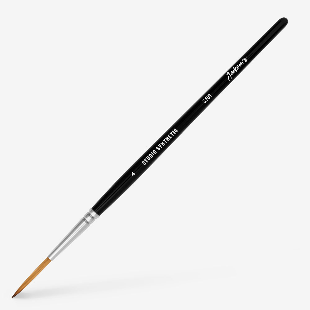 Jackson's : Studio Synthetic Watercolour Brush : Rigger : Size 4