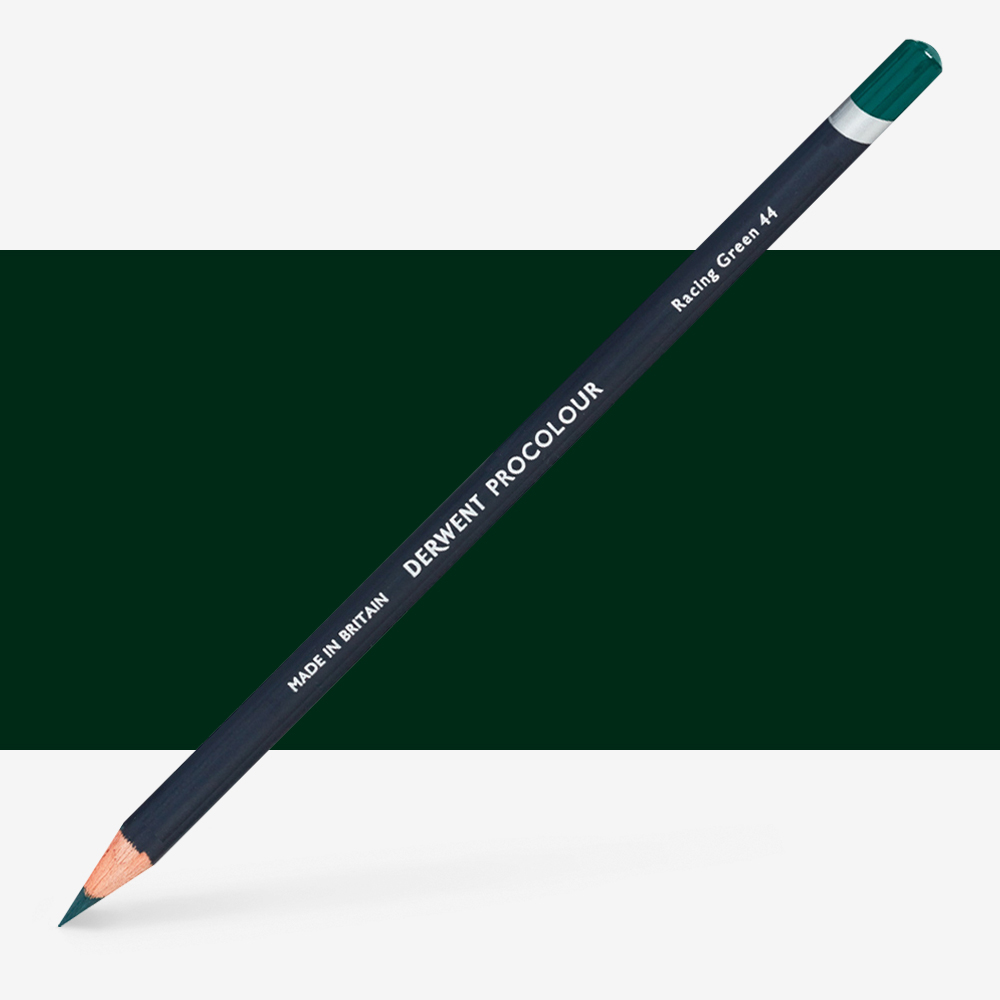 Derwent : Procolour : Colour Pencil : Racing Green 44