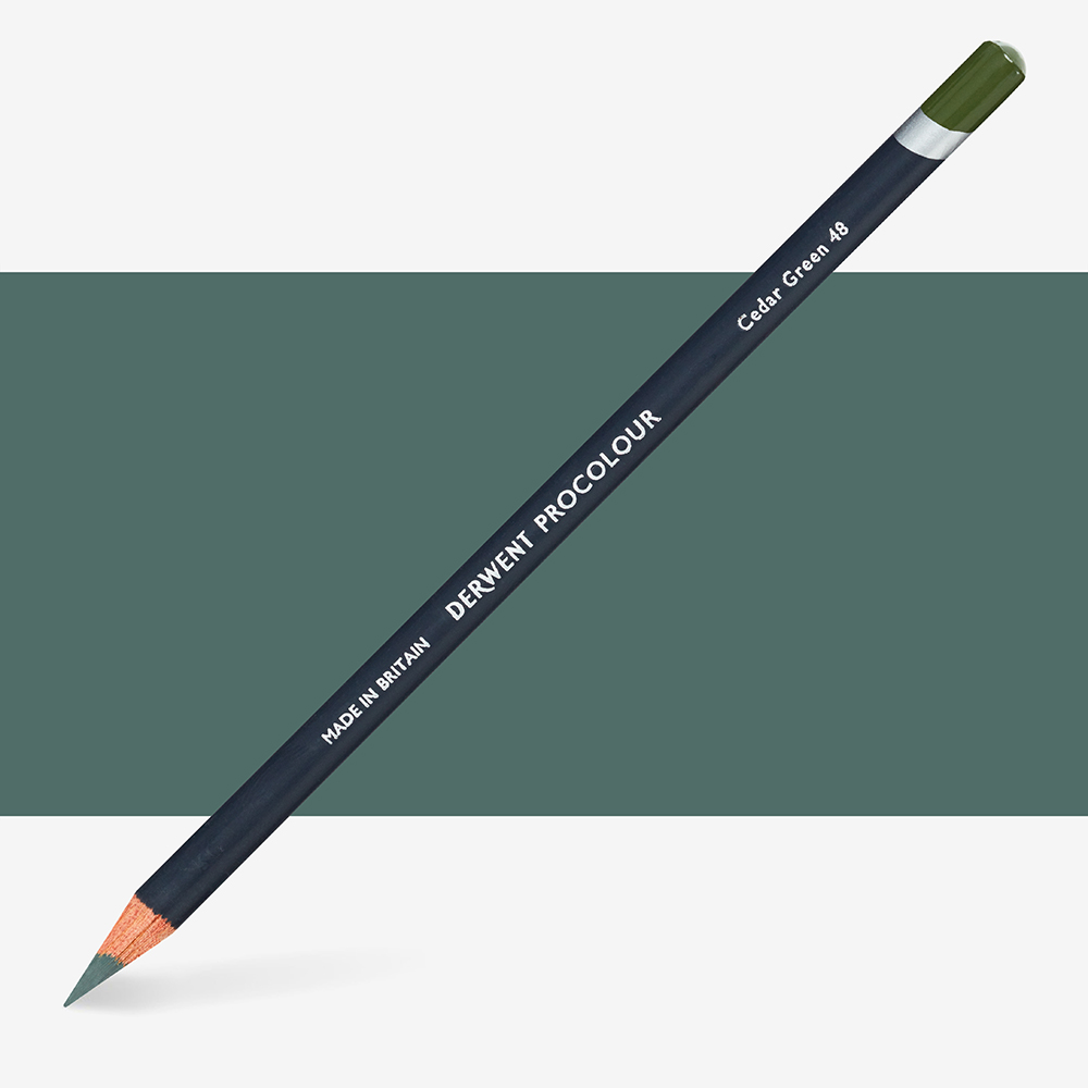 Derwent : Procolour : Colour Pencil : Cedar Green 48