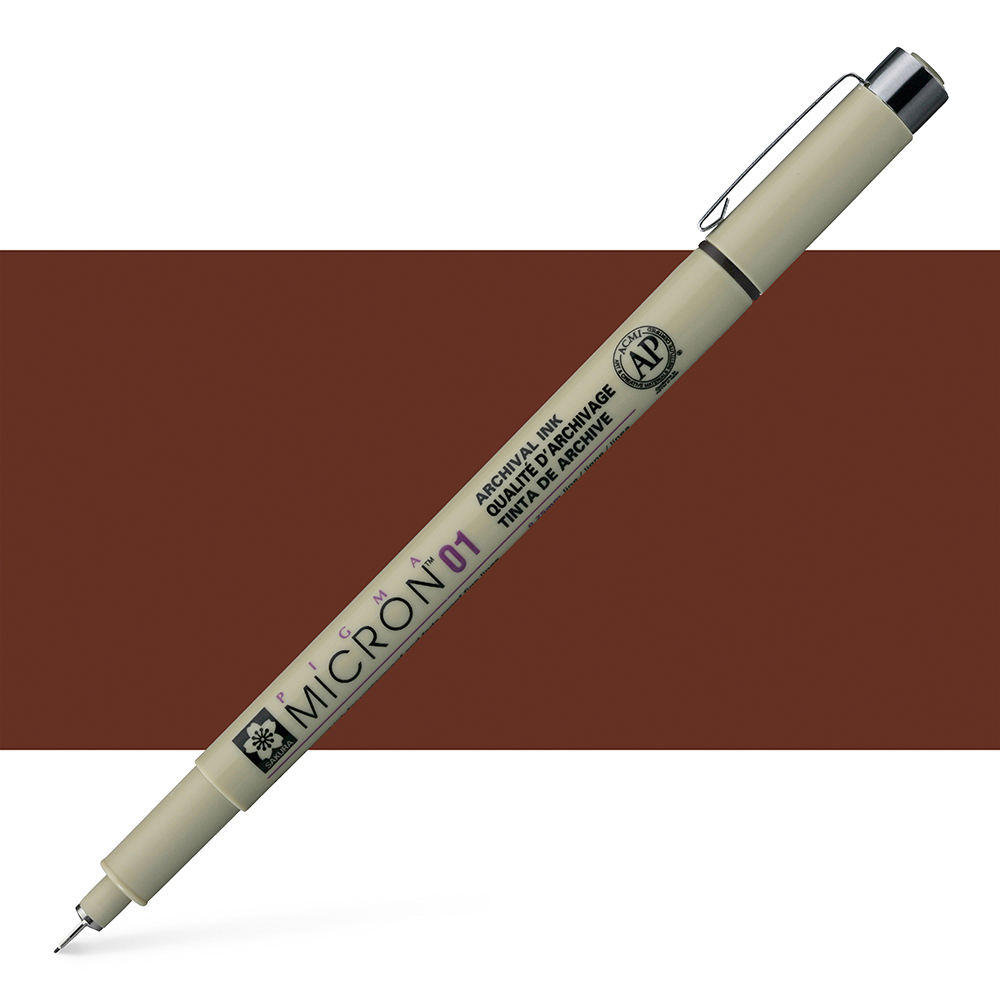Sakura Pigma Micron Pen 01 Sepia 0.25 mm