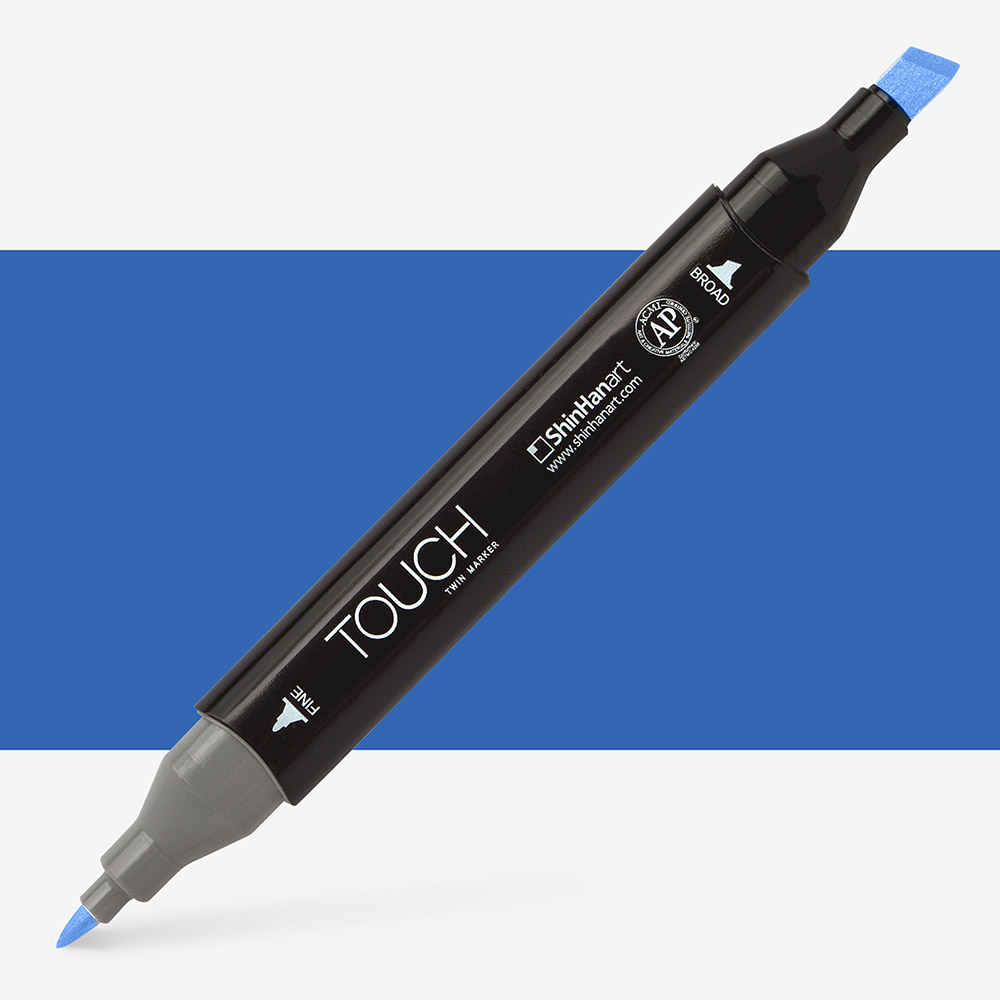 ShinHan : Touch Twin Marker Pen : Brilliant Blue : PB74