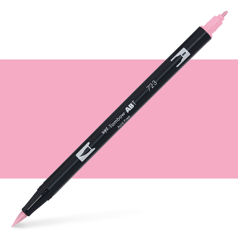 Tombow : Dual Tip Blendable Brush Pen : Pink