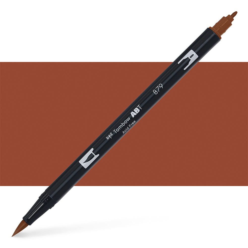 Tombow : Dual Tip Blendable Brush Pen : Brown