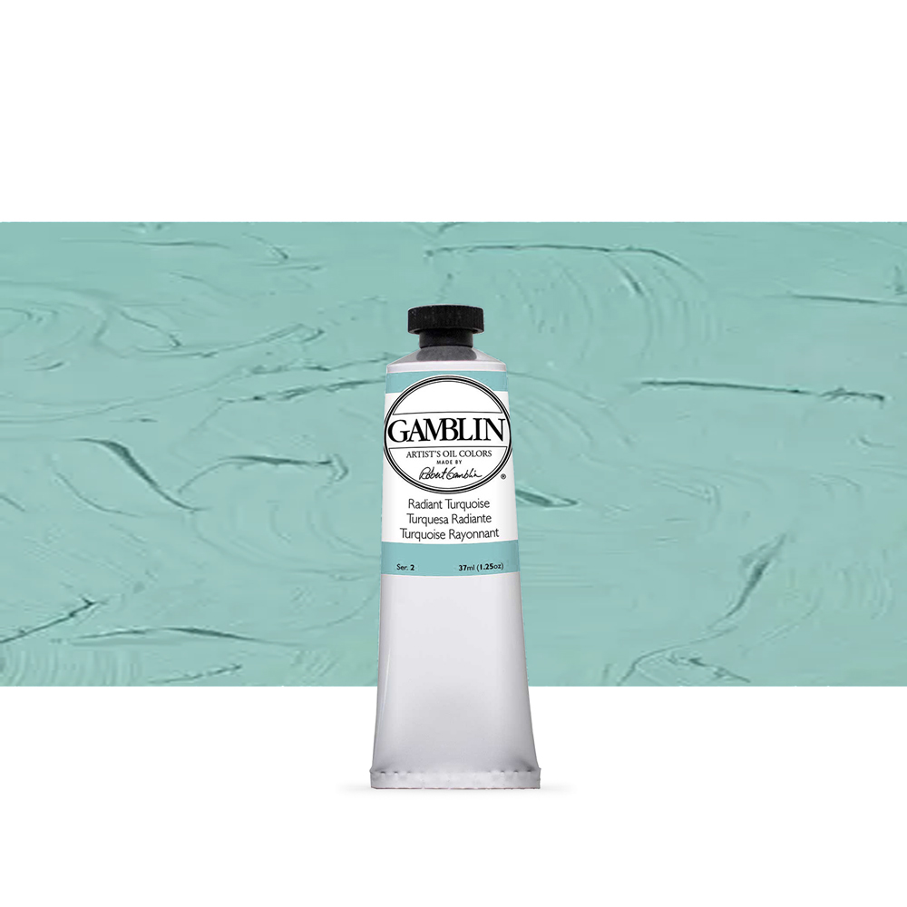 Gamblin :  Artist Oil Paint : 37ml (1oz) : Radiant Turquoise