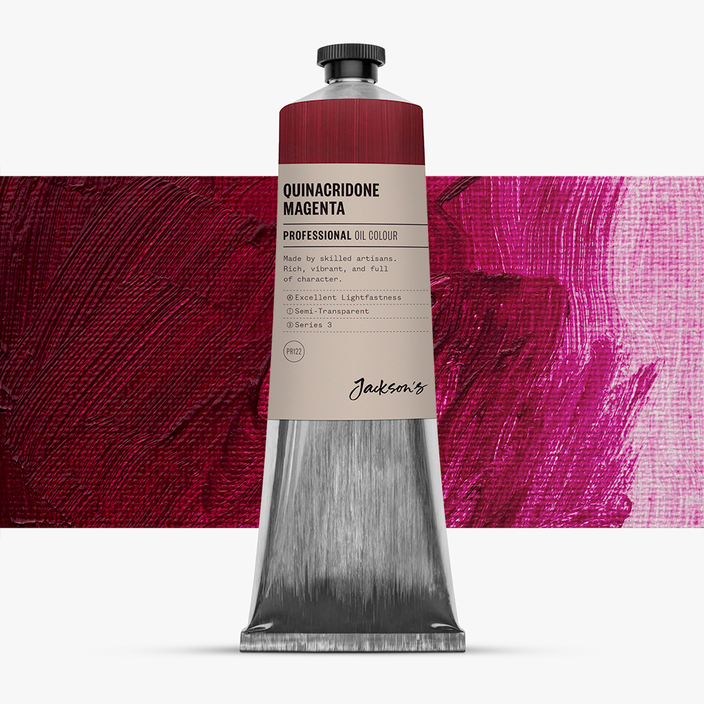 Jackson's : Professional Oil Paint : 225ml : Quinacridone Magenta