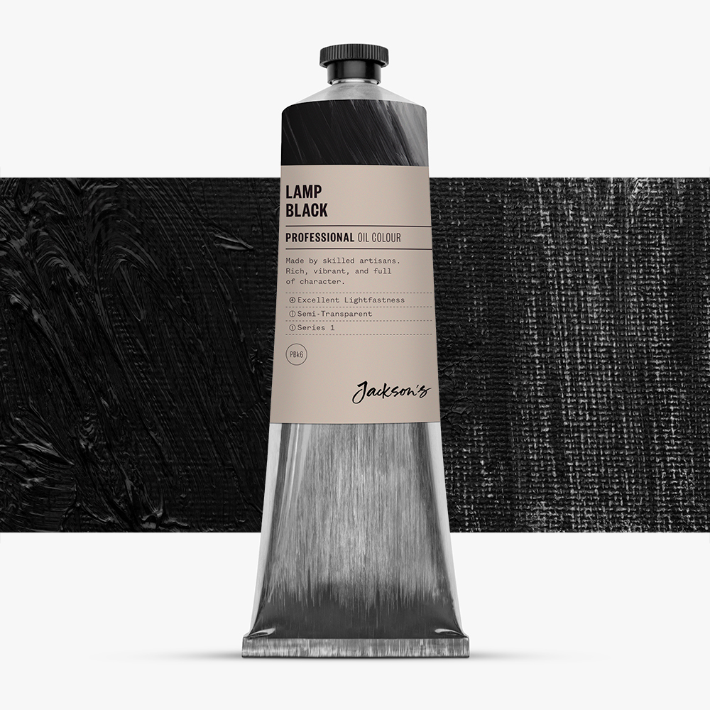 Jackson's : Professional Oil Paint : 225ml : Lamp Black