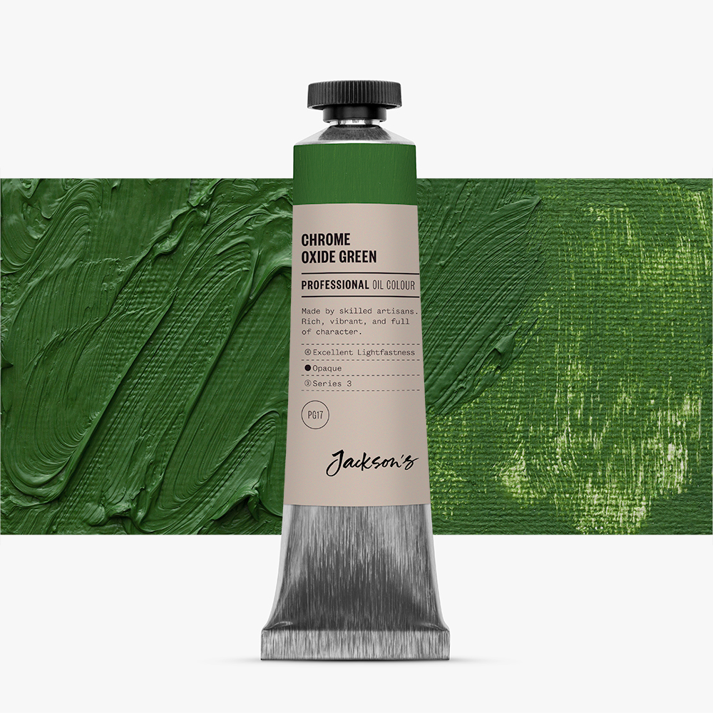 Jackson's : Professional Oil Paint : 40ml : Chromium Oxide Green