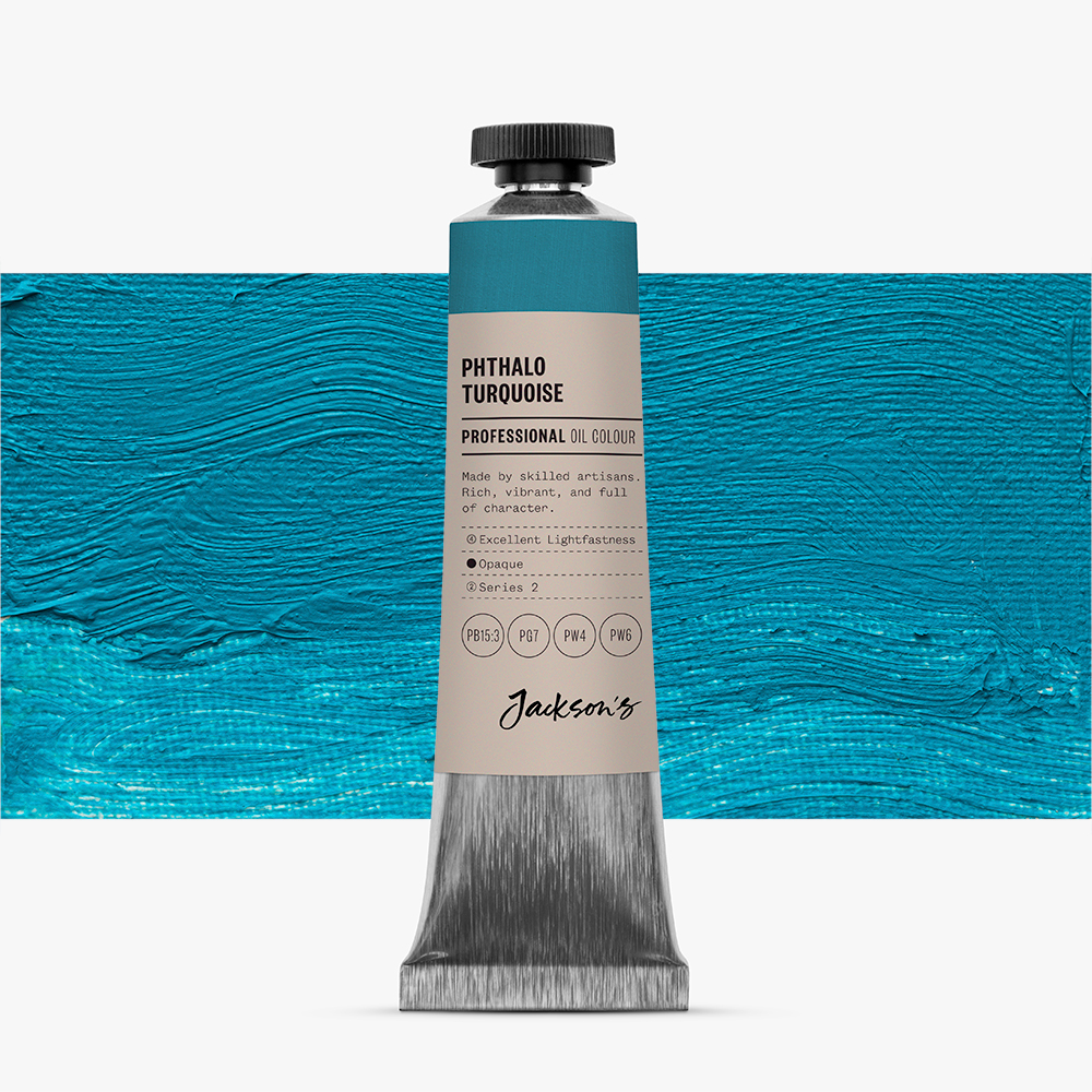 Jackson's : Professional Oil Paint : 40ml : Phthalo Turquoise