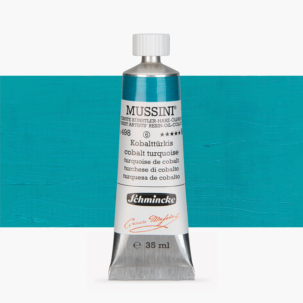 Schmincke : Mussini Oil Paint : 35ml : Cobalt Turquoise