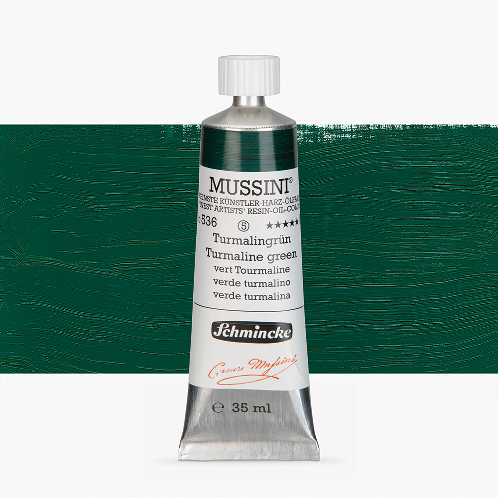 Schmincke : Mussini Oil Paint : 35ml : Tourmaline Green