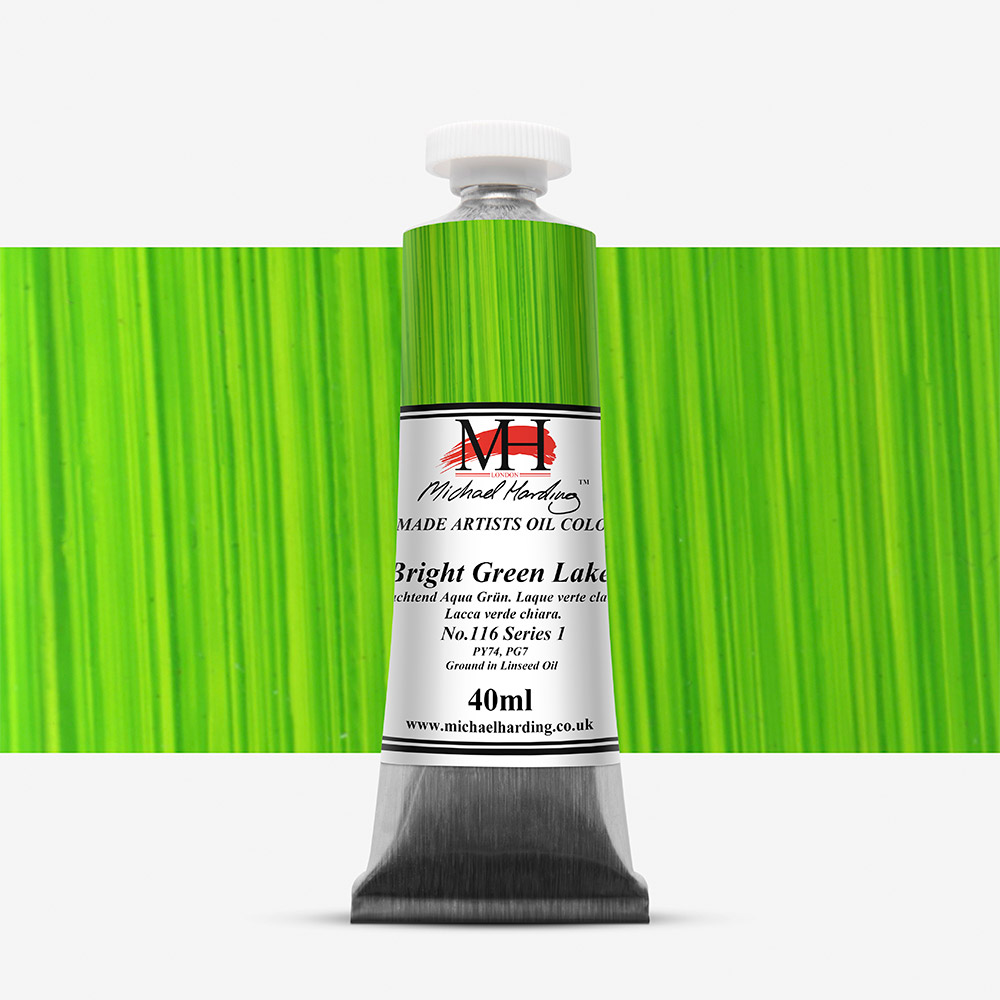 Michael Harding : Oil Paint : 40ml : Bright Green Lake