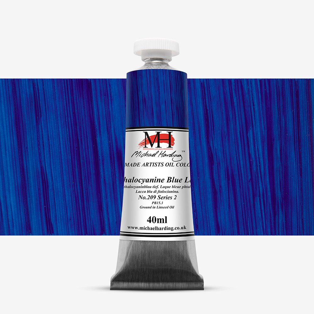 Michael Harding : Oil Paint : 40ml : Phthalocyanine Blue Lake