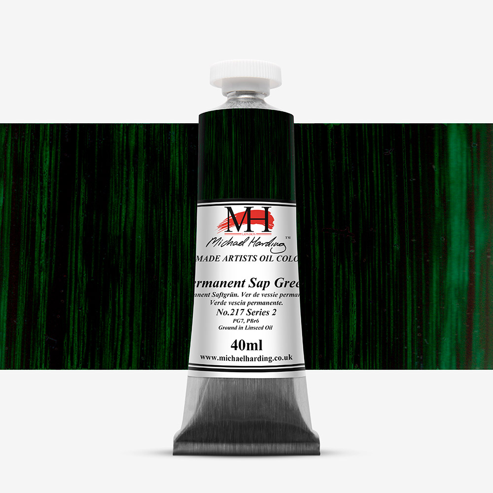 Michael Harding : Oil Colour : 40ml Permanent Sap Green