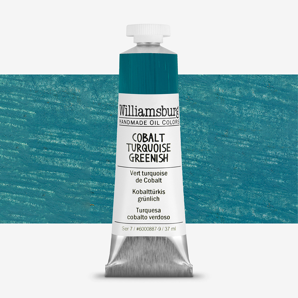 Williamsburg : Oil Paint : 37ml : Cobalt Turquoise Greenish