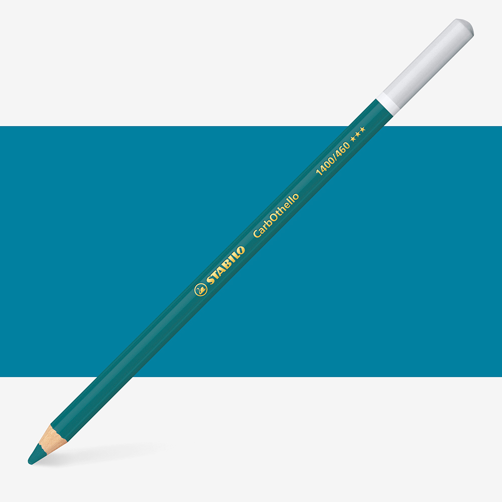 Stabilo : Carbothello : Pastel Pencil : Turquoise Blue : 460