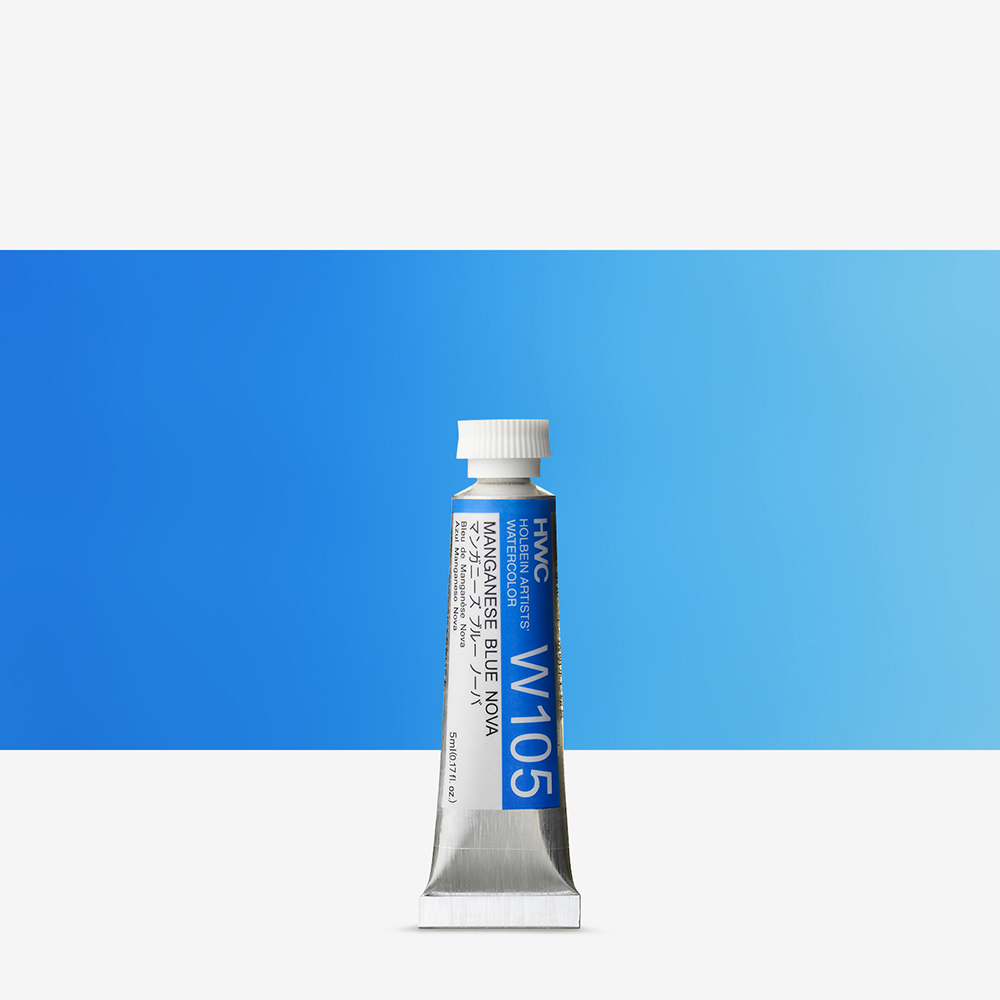 Holbein : Artists' : Watercolour Paint : 5ml : Manganese Blue Nova