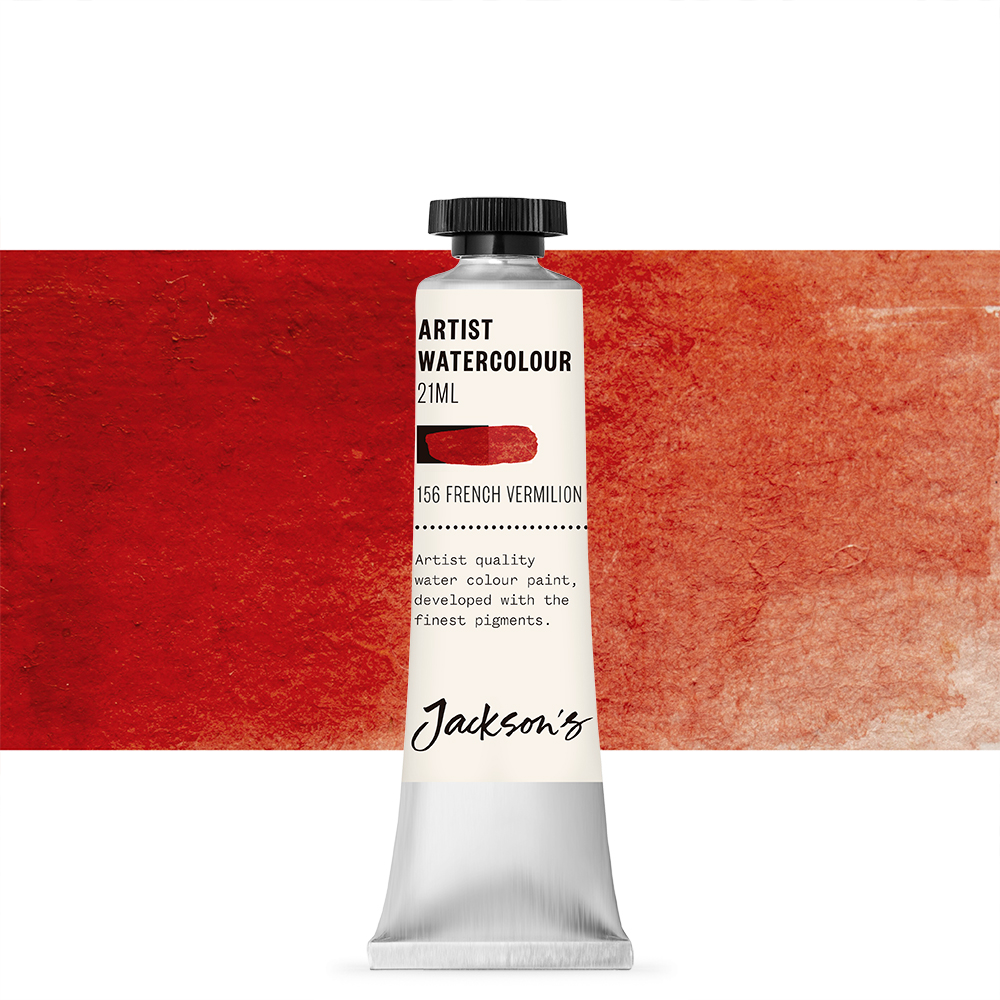 Jackson's : Artist Watercolour Paint : 21ml : French Vermillion