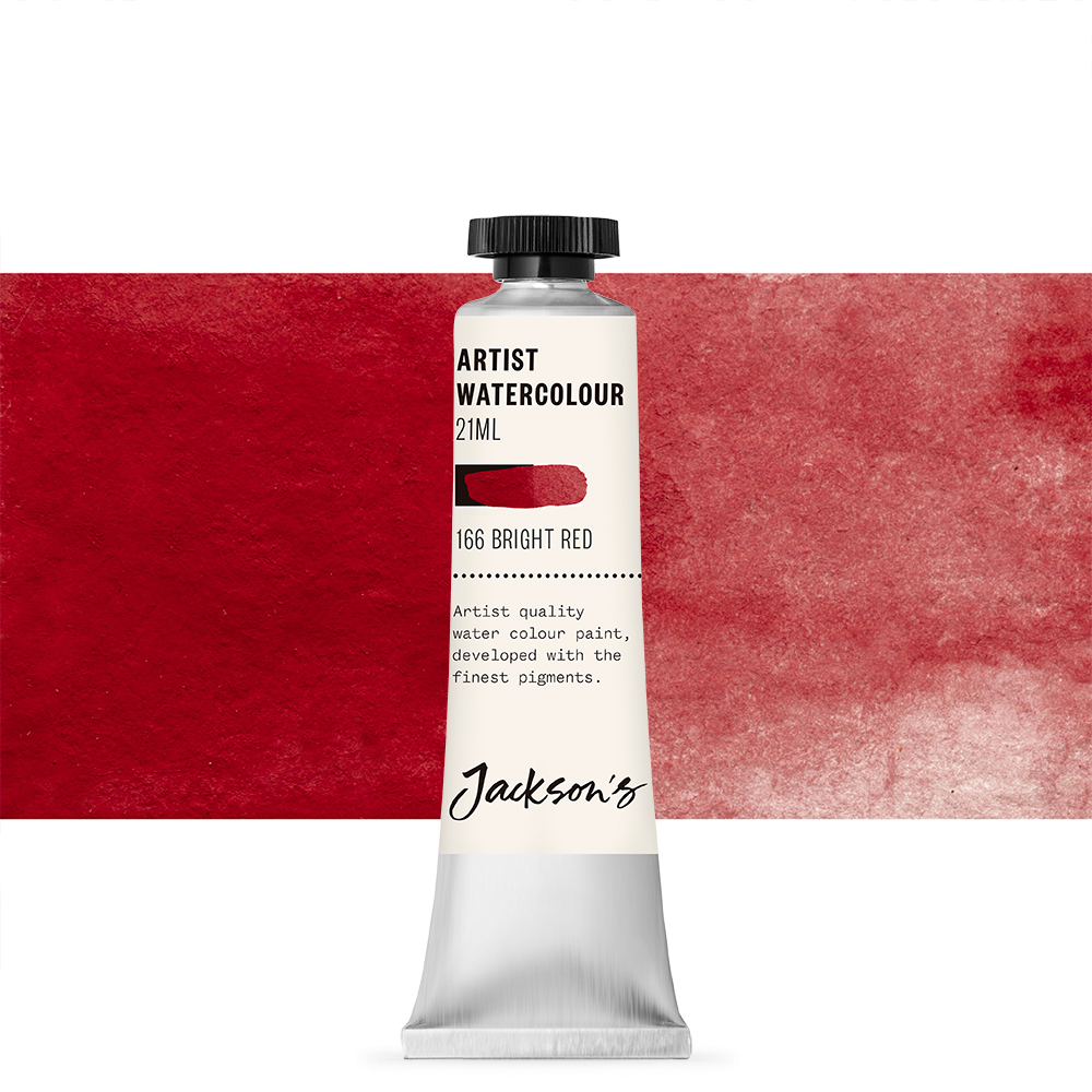 Jackson's : Artist Watercolour Paint : 21ml : Bright Red