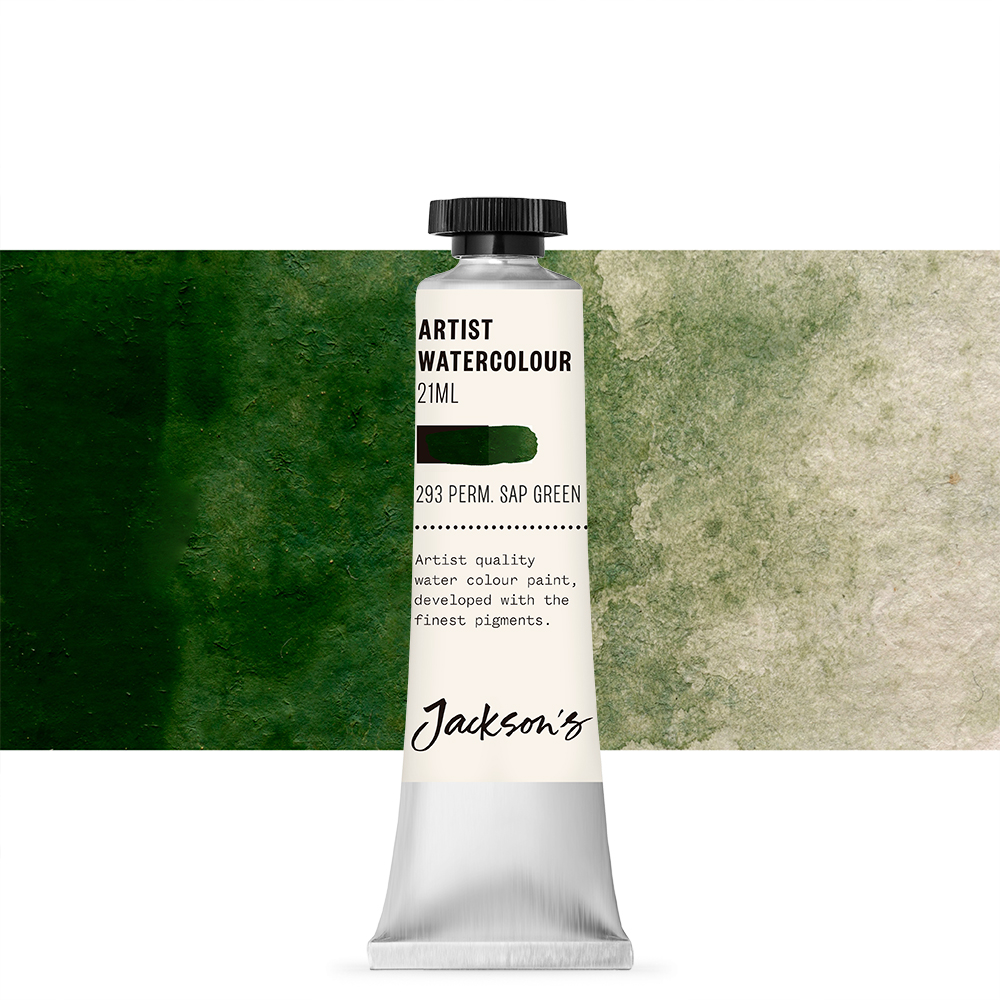 Jackson's : Artist Watercolour Paint : 21ml : Permanent Sap Green