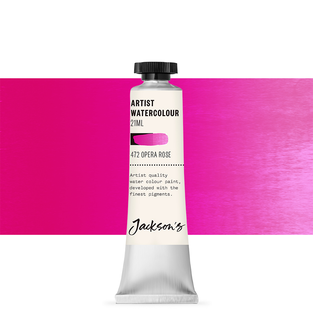 Jackson's : Artist Watercolour Paint : 21ml : Opera Rose