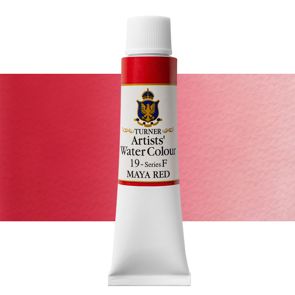 Turner : Artist's Watercolour Paint : 15ml : Maya Red