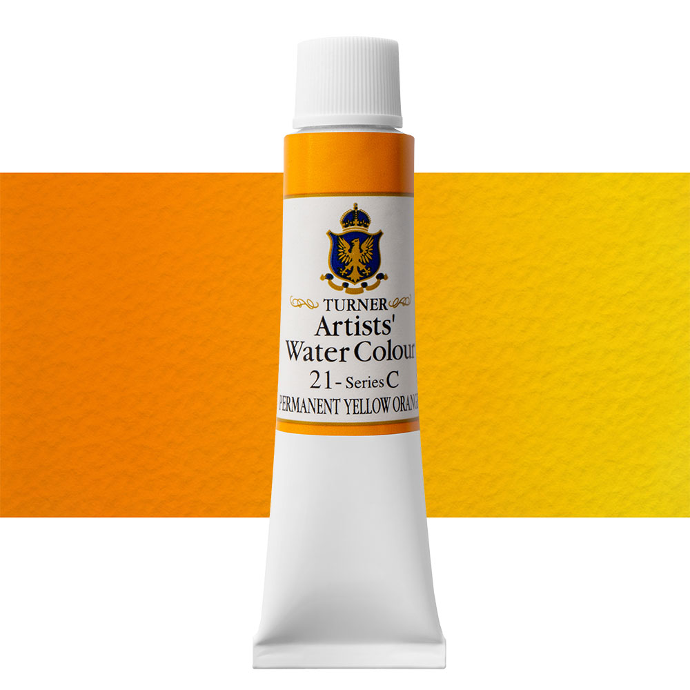 Turner : Artist's Watercolour Paint : 15ml : Permanent Yellow Orange