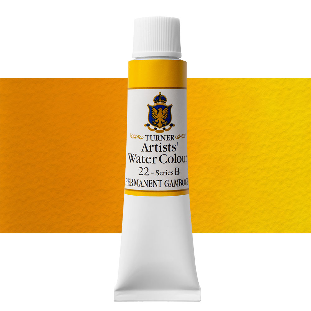 Turner : Artist's Watercolour Paint : 15ml : Permanent Gamboge