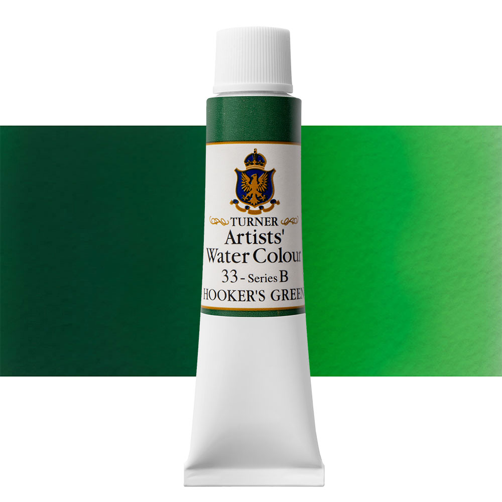 Turner Artist's Watercolour Paint 15ml Hooker's Green