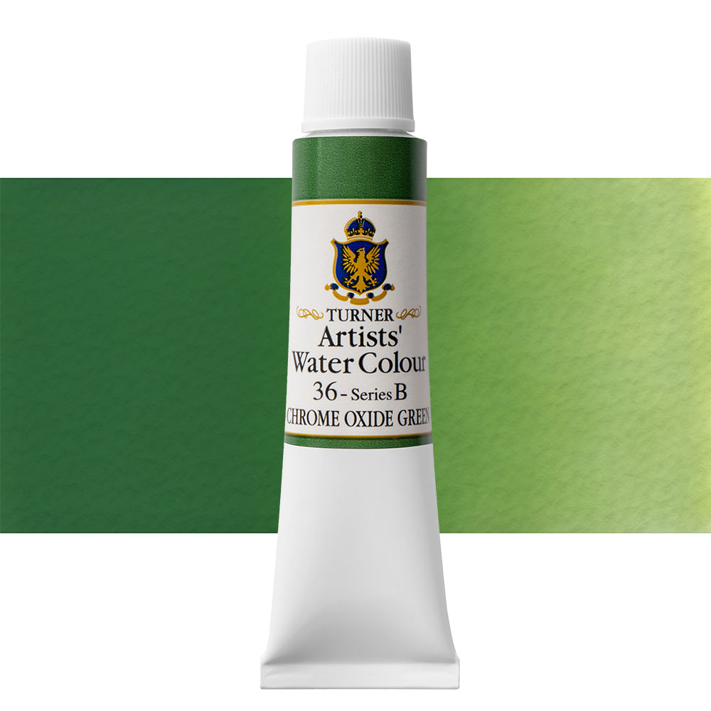 Turner : Artist's Watercolour Paint : 15ml : Chrome Oxide Green