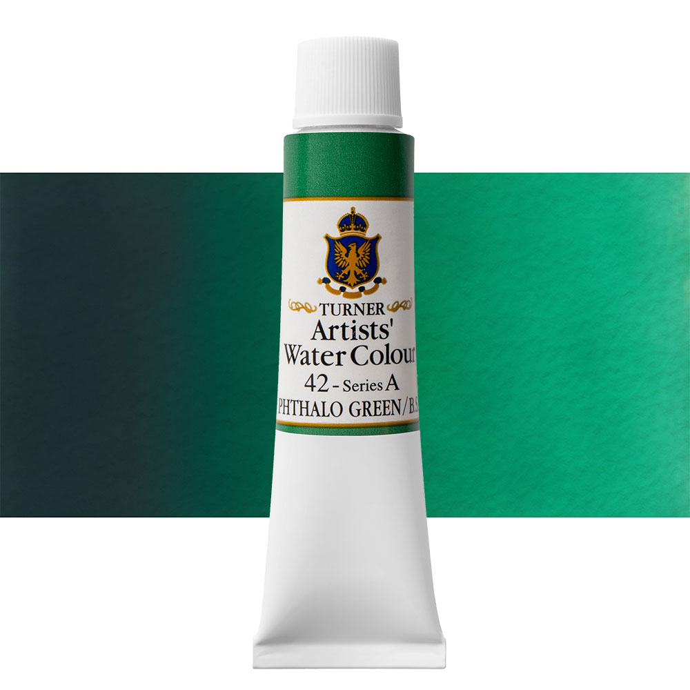Turner : Artist's Watercolour Paint : 15ml : Phthalo Green Blue Shade