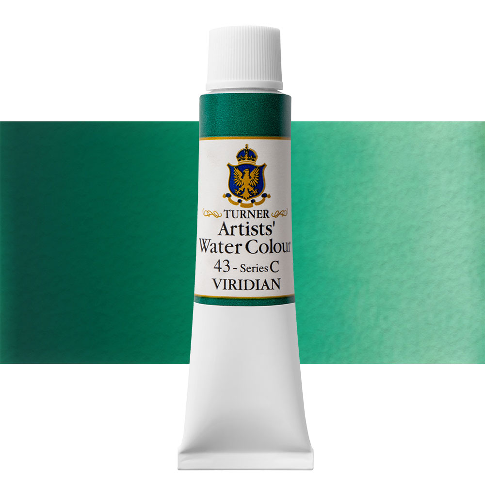 Turner : Artist's Watercolour Paint : 15ml : Viridian