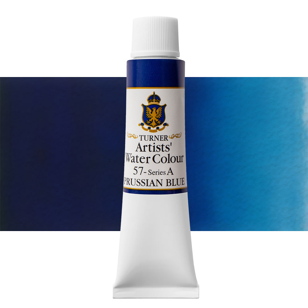 Turner : Artist's Watercolour Paint : 15ml : Prussian Blue