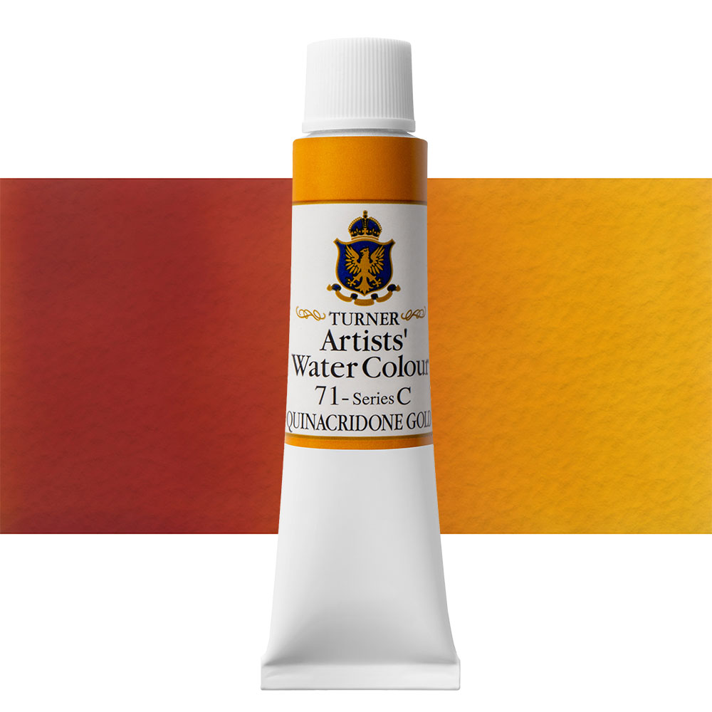 Turner : Artist's Watercolour Paint : 15ml : Quinacridone Gold