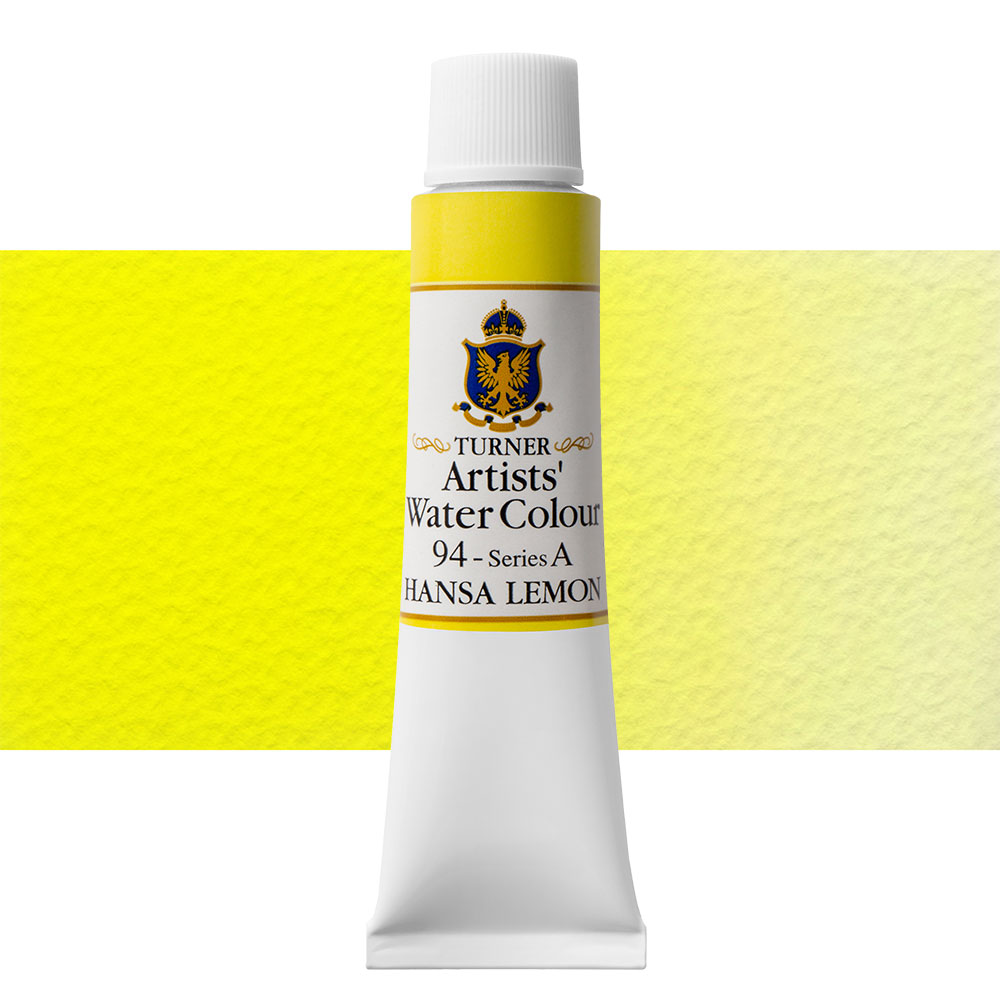 Turner : Artist's Watercolour Paint : 15ml : Hansa Lemon