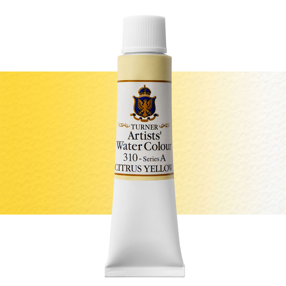 Turner : Artist's Watercolour Paint : 15ml : Citrus Yellow