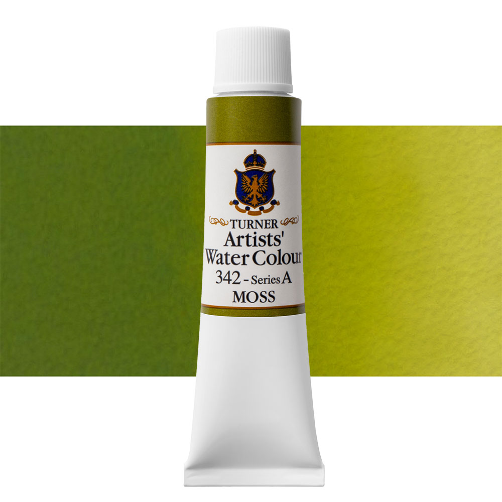 Turner : Artist's Watercolour Paint : 15ml : Moss