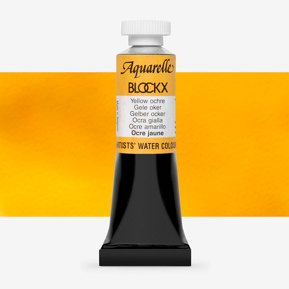 Blockx : Watercolour Paint : 15ml : Yellow Ochre