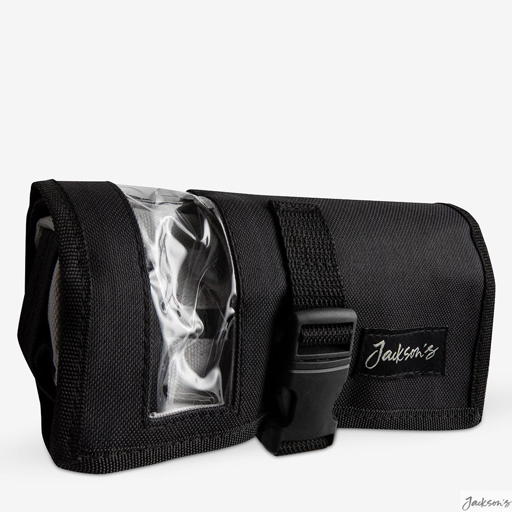Jackson's : Pencil Roll with Clear Window : Holds 24 Pencils : Nylon Canvas w...