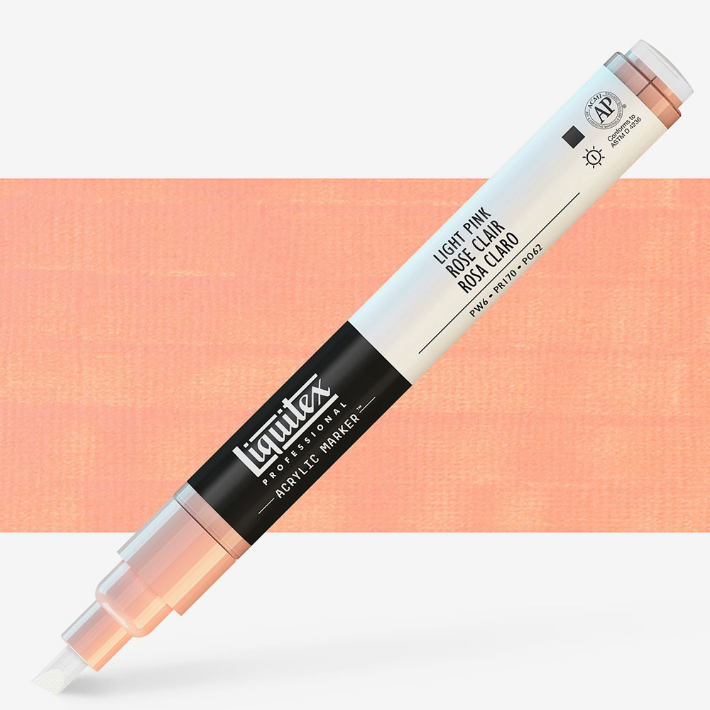 Liquitex : Professional : Marker : 2-4mm Chisel Nib : Light Pink
