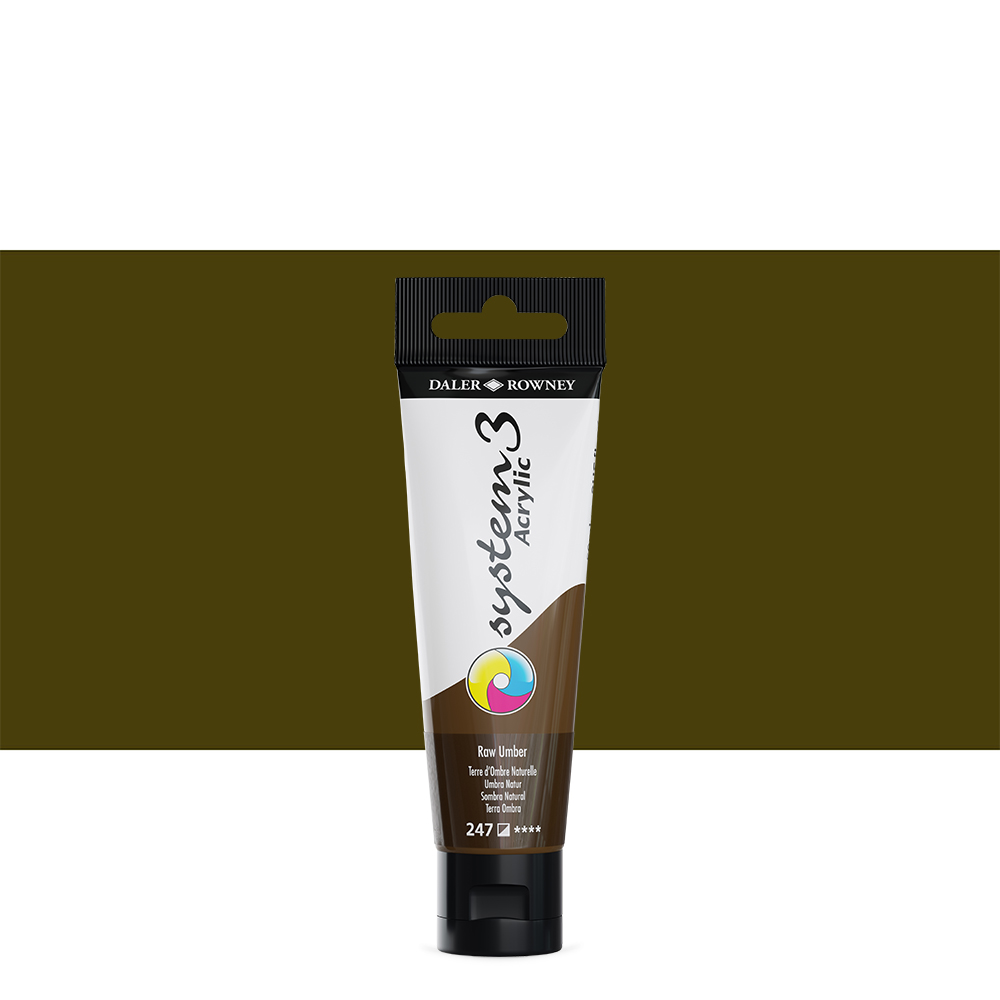 Daler Rowney System 3 Acrylic Paint 59ml Raw Umber