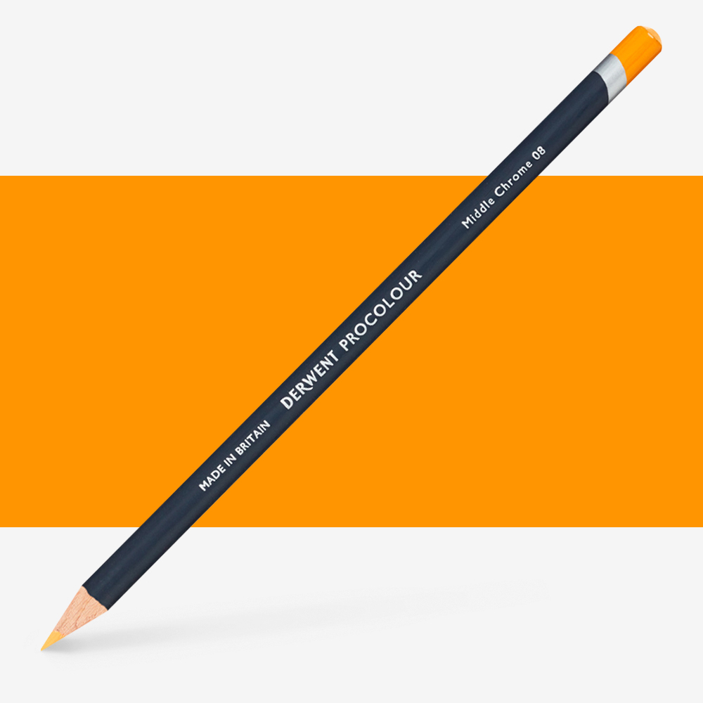 Derwent : Procolour : Colour Pencil : Middle Chrome 08