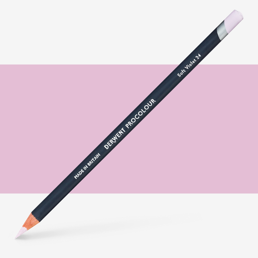 Derwent : Procolour : Colour Pencil : Soft Violet 24
