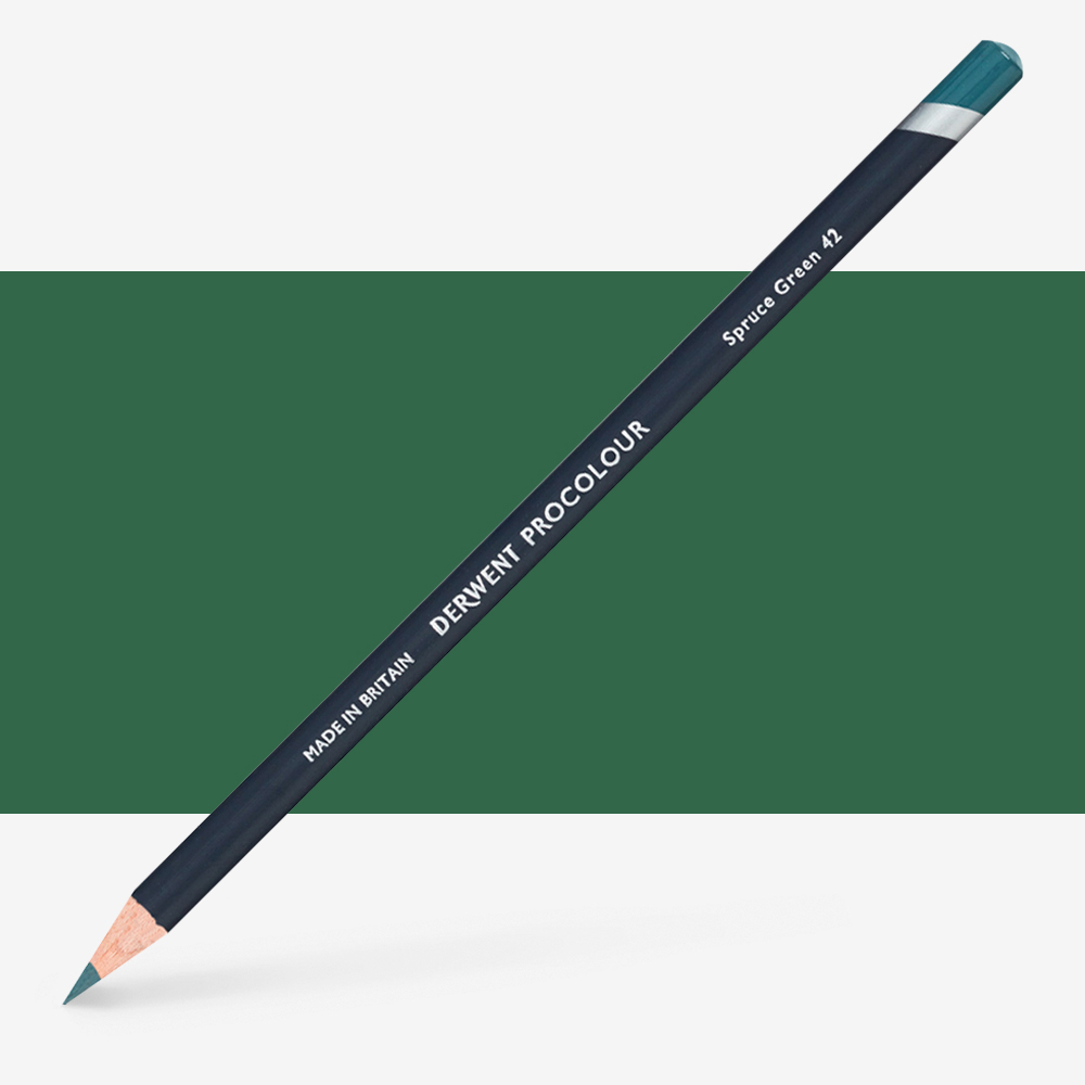 Derwent : Procolour : Colour Pencil : Spruce Green 42