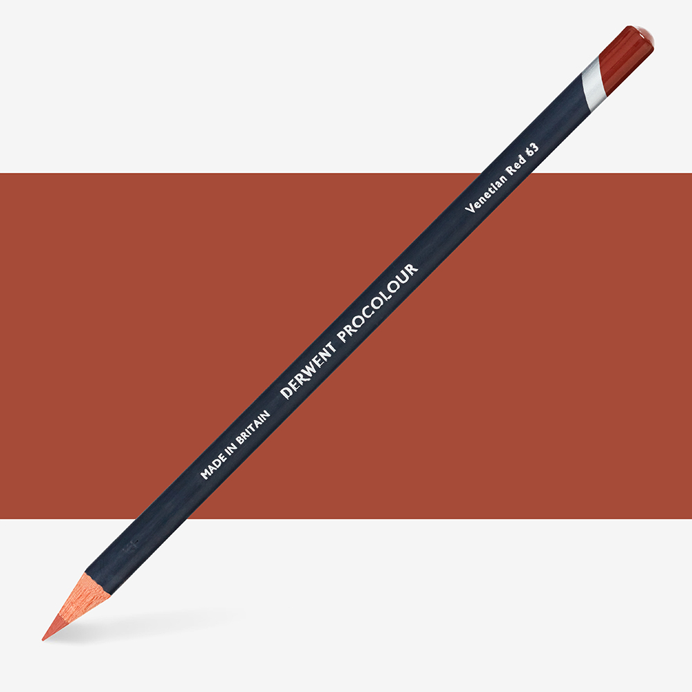 Derwent : Procolour : Colour Pencil : Venetian Red 63