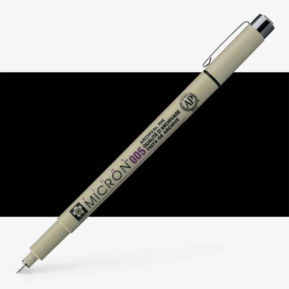 Sakura : Pigma : Micron Pen 005 : Black : 0.2 mm