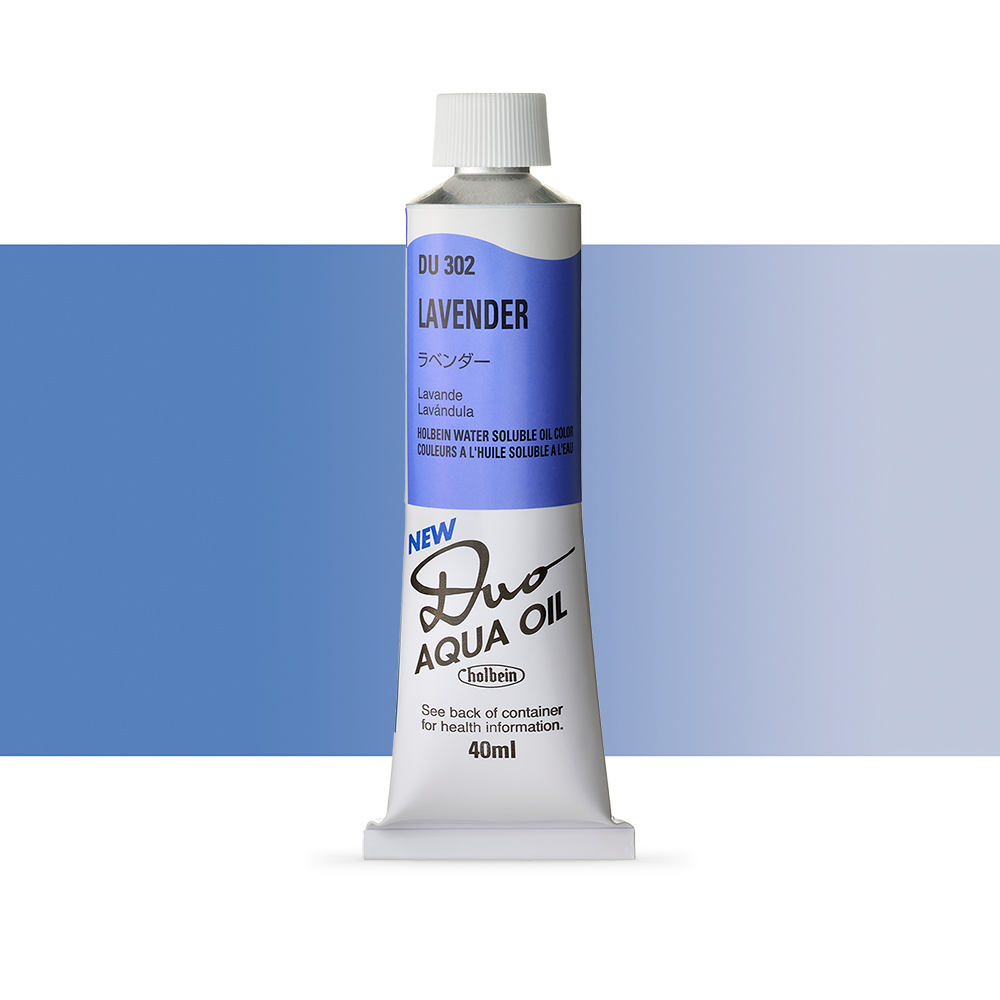 Holbein : Duo Aqua : Watermixable Oil Paint : 40ml : Lavender