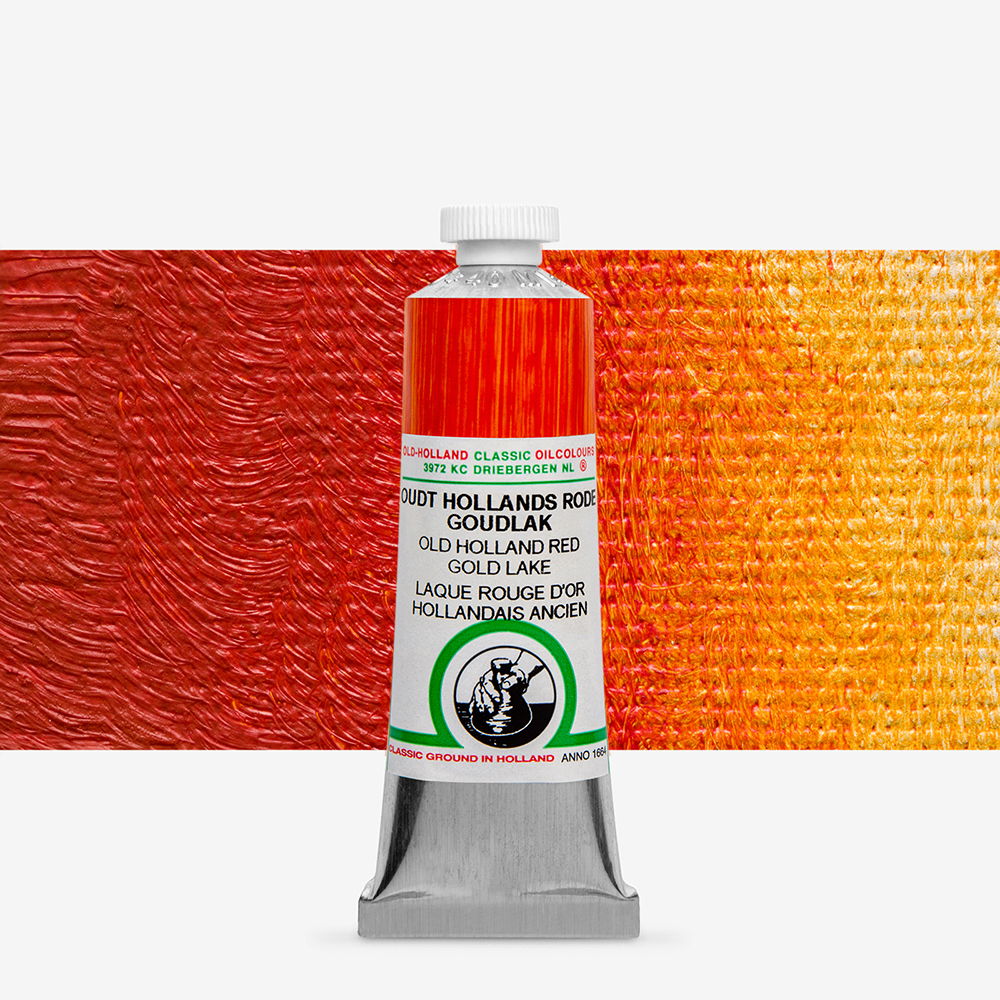 Old Holland : Classic Oil : 40ml Red Gold Lake