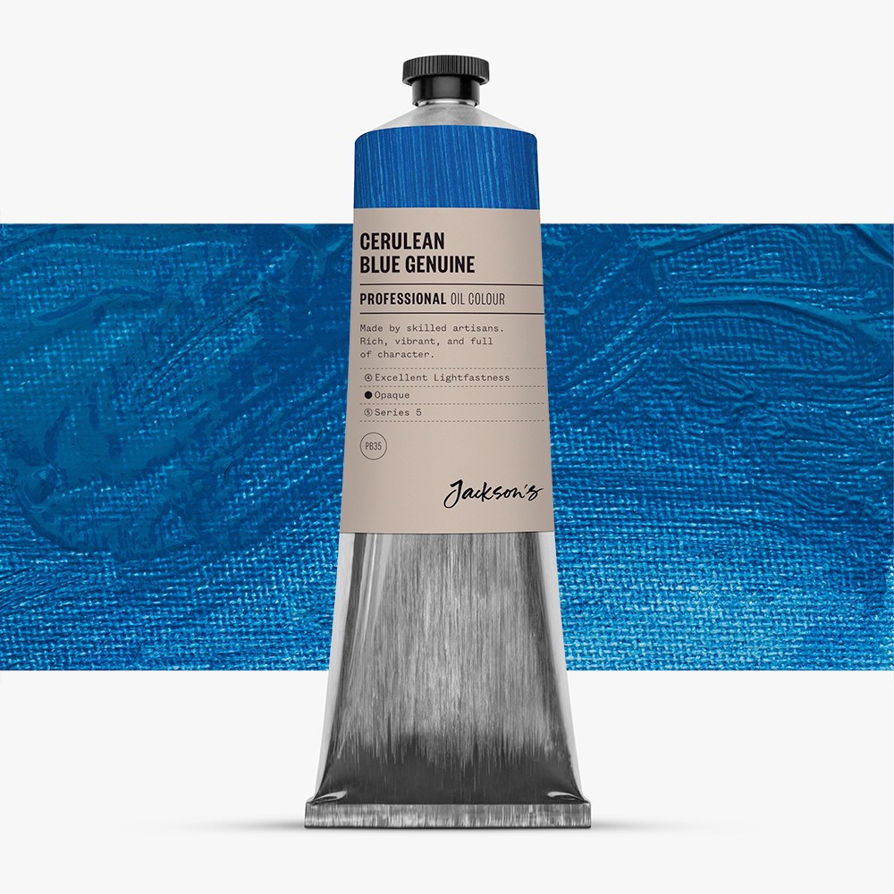 Jackson's : Professional Oil Paint : 225ml : Cerulean Blue Genuine